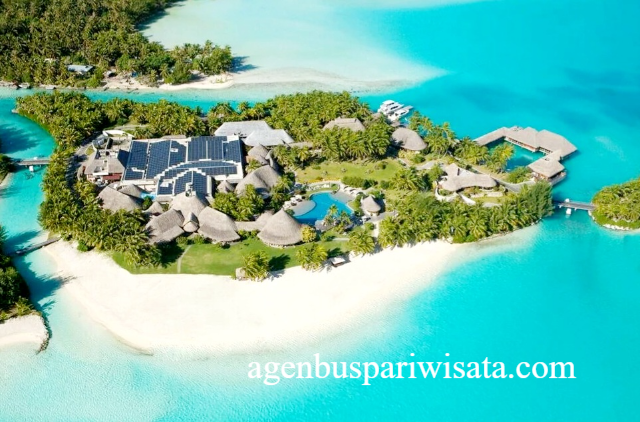 Pantai Bora Bora Polinesia Prancis